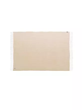 WEICH COUTURE ALPACA | Couverture en fibres nobles CIELO 130x180cm Grey | beige